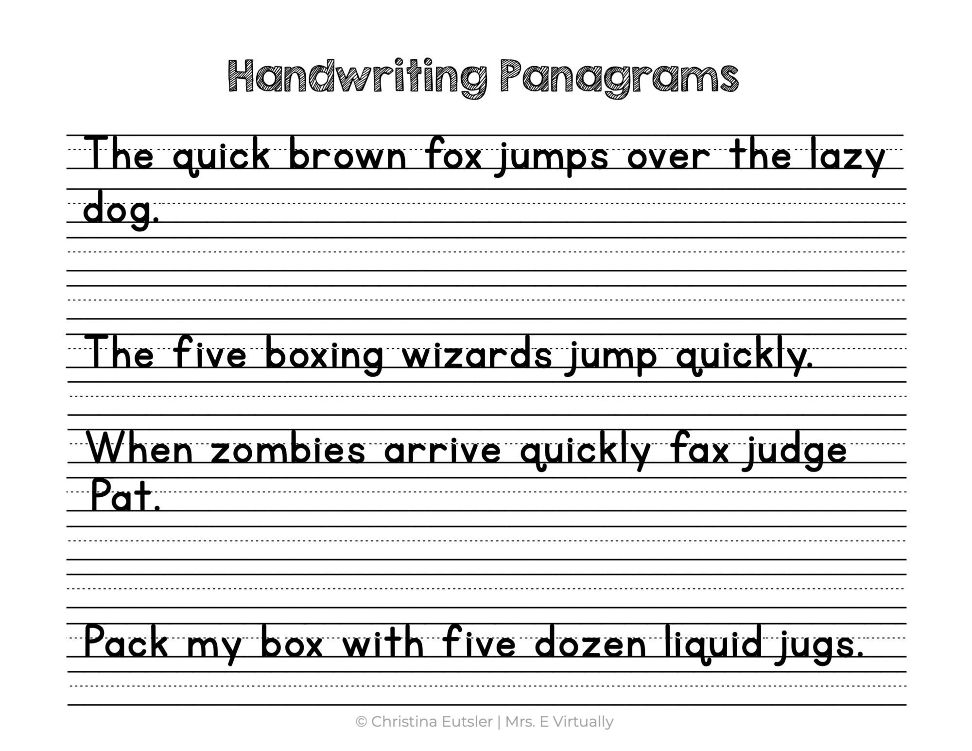 Fun 2Nd Grade Handwriting Practice Paper For Kids - Worksheets Library regarding Writing Worksheets Printable For Grade 2