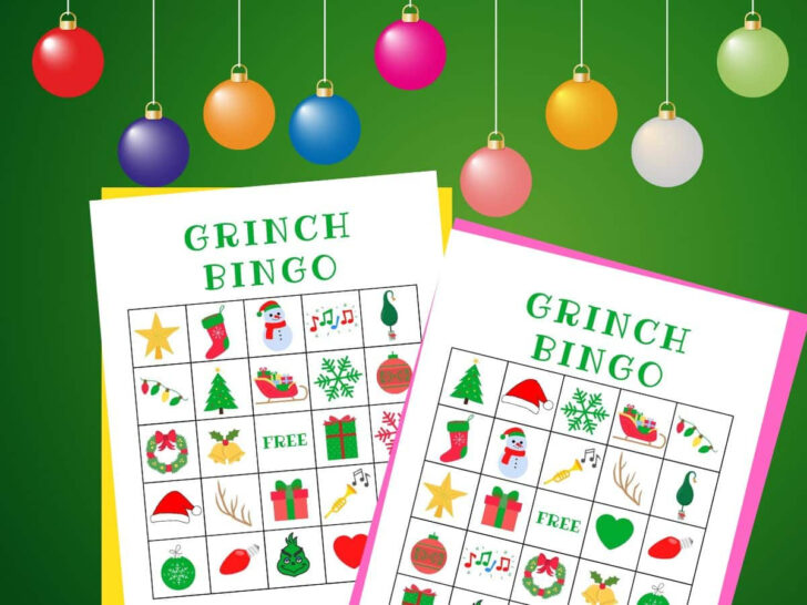 Grinch Bingo Free Printable