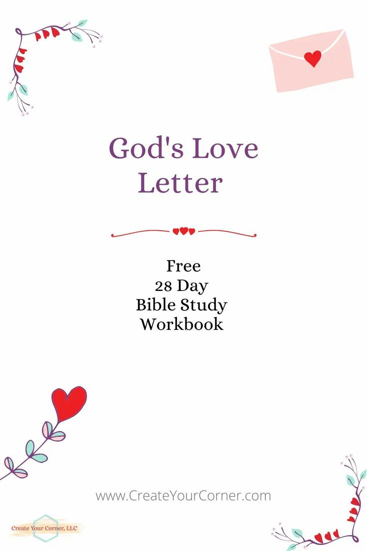 God&amp;#039;S Love Letter | Free Bible Study Workbook pertaining to Printable Love Letter From God