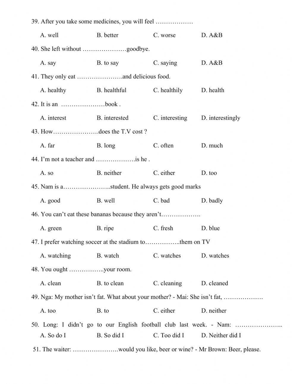 Grade 7: Vocabulary Worksheets Week 34 – Lets Share Knowledge within Vocabulary Printable Worksheets For Grade 7