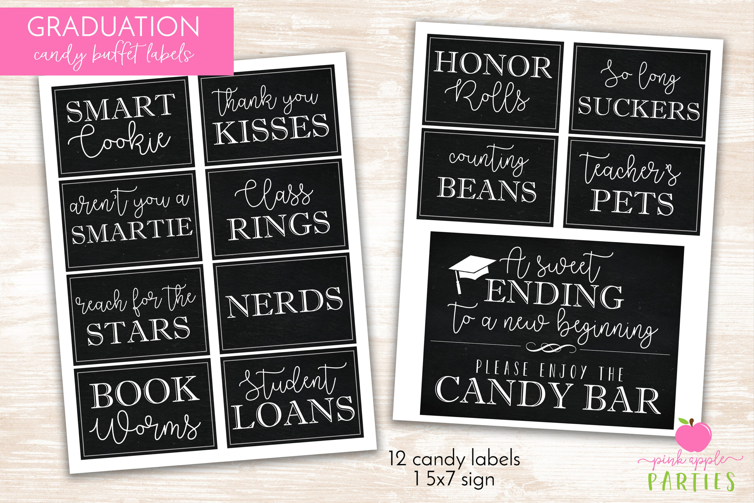 Graduation Candy Labels - Printable Graduation Party - Candy pertaining to Free Printable Graduation Candy Buffet Signs