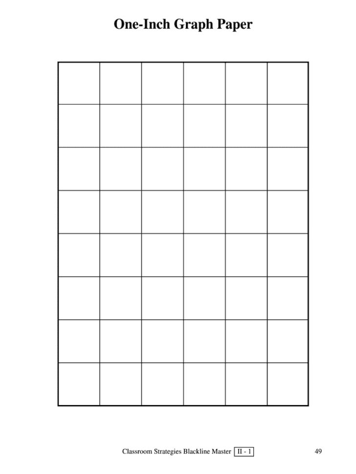 1 2 Inch Graph Paper Printable Free