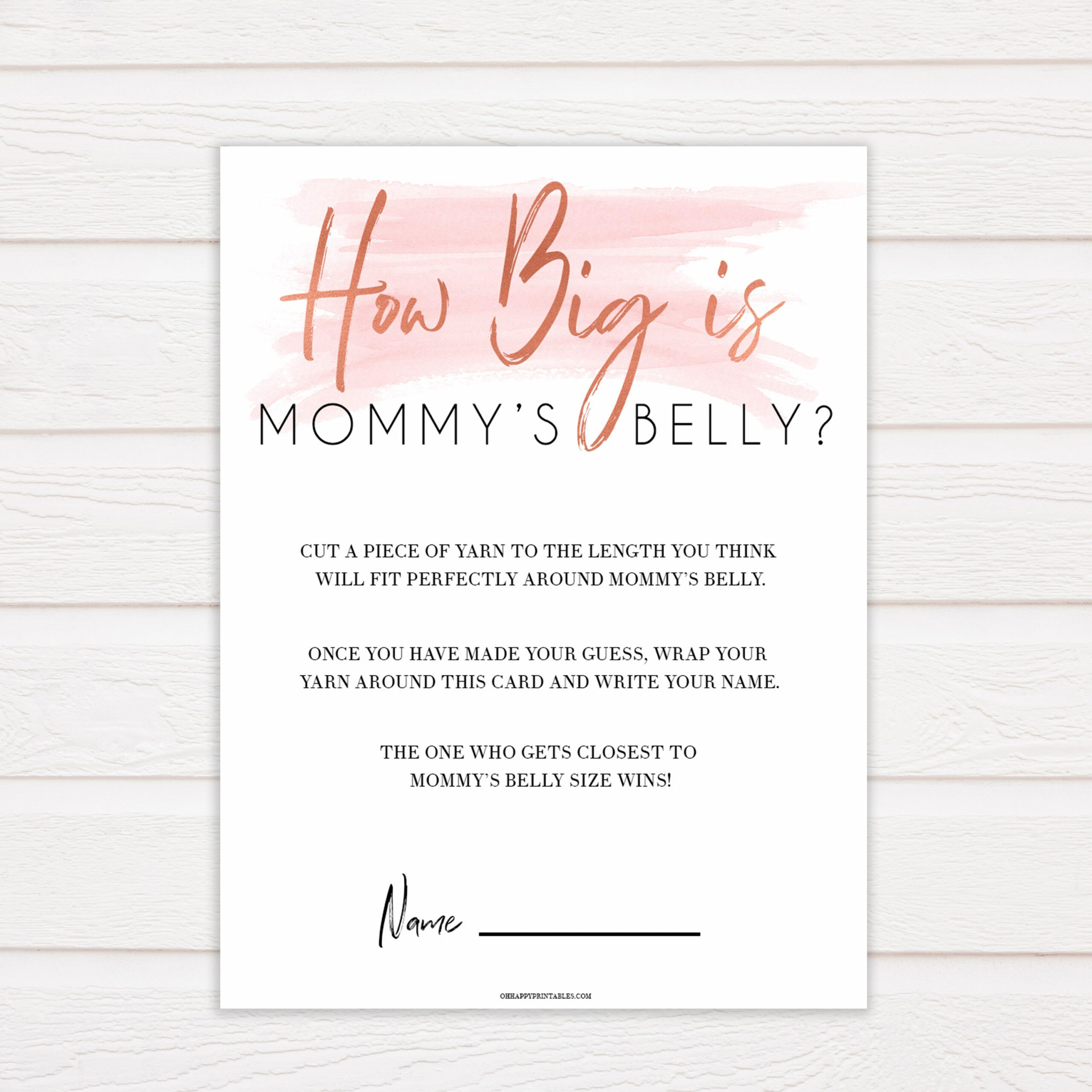Guess Mommy&amp;#039;S Tummy Size Printable Top regarding Guess Mommy&amp;#039;S Tummy Size Printable Free