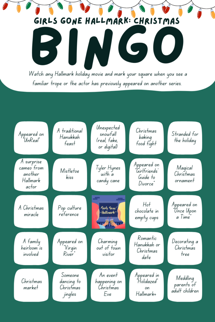 Hallmark Movie Bingo Cards Free