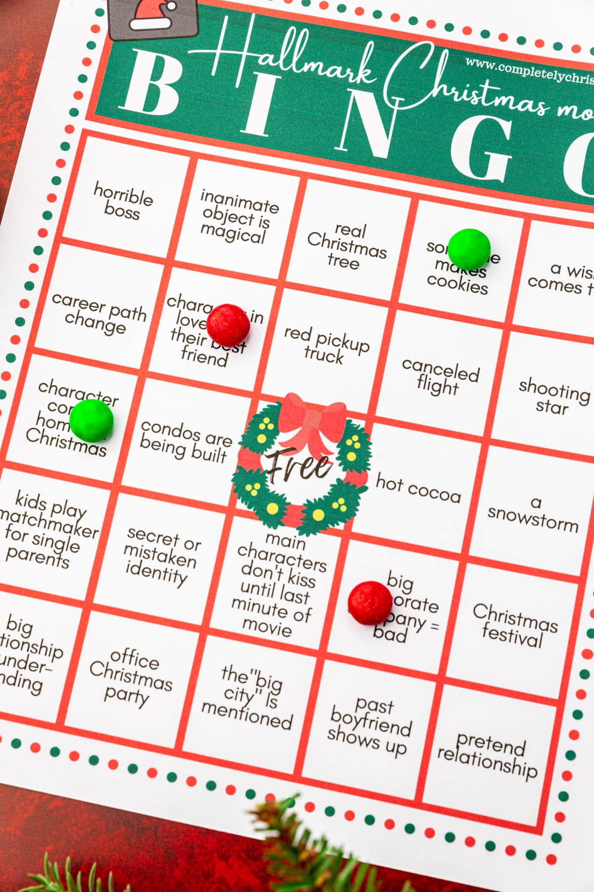 Hallmark Christmas Movie Bingo Printable - Free! - Completely with regard to Hallmark Movie Bingo Cards Free