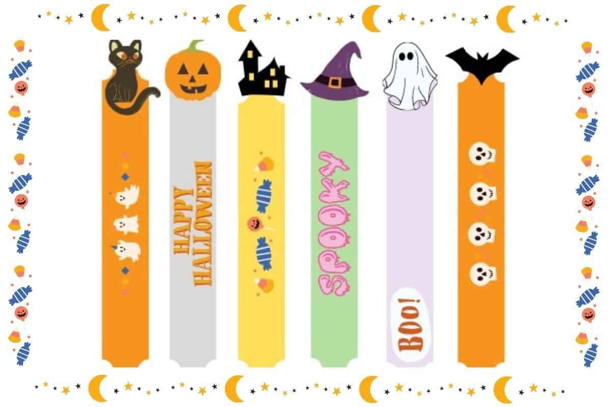 Halloween Bookmarks For Kids Printable – The Wild, Wild West within Halloween Bookmarks Printable Free