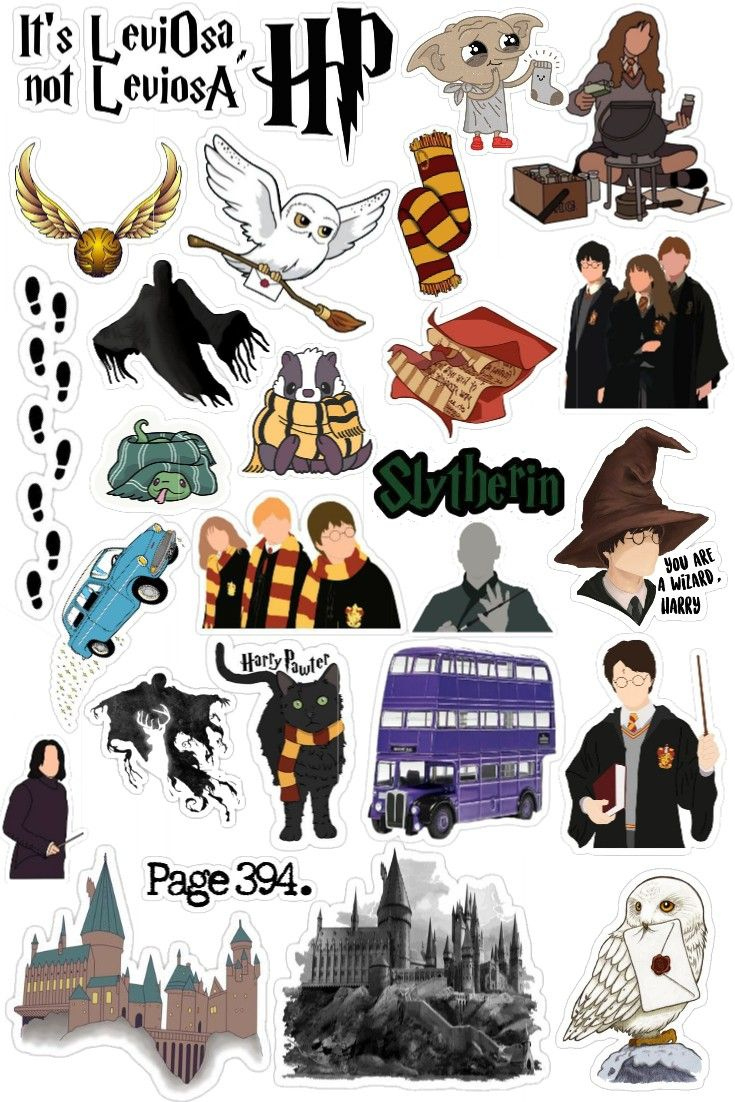 Harry Potter Printable Stickers 🤎 within Harry Potter Stickers Printable