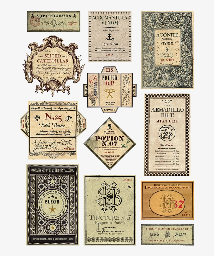 Harrypotterprops - - Harry Potter Free Printable Potion Labels with Harry Potter Potions Labels Free Printable
