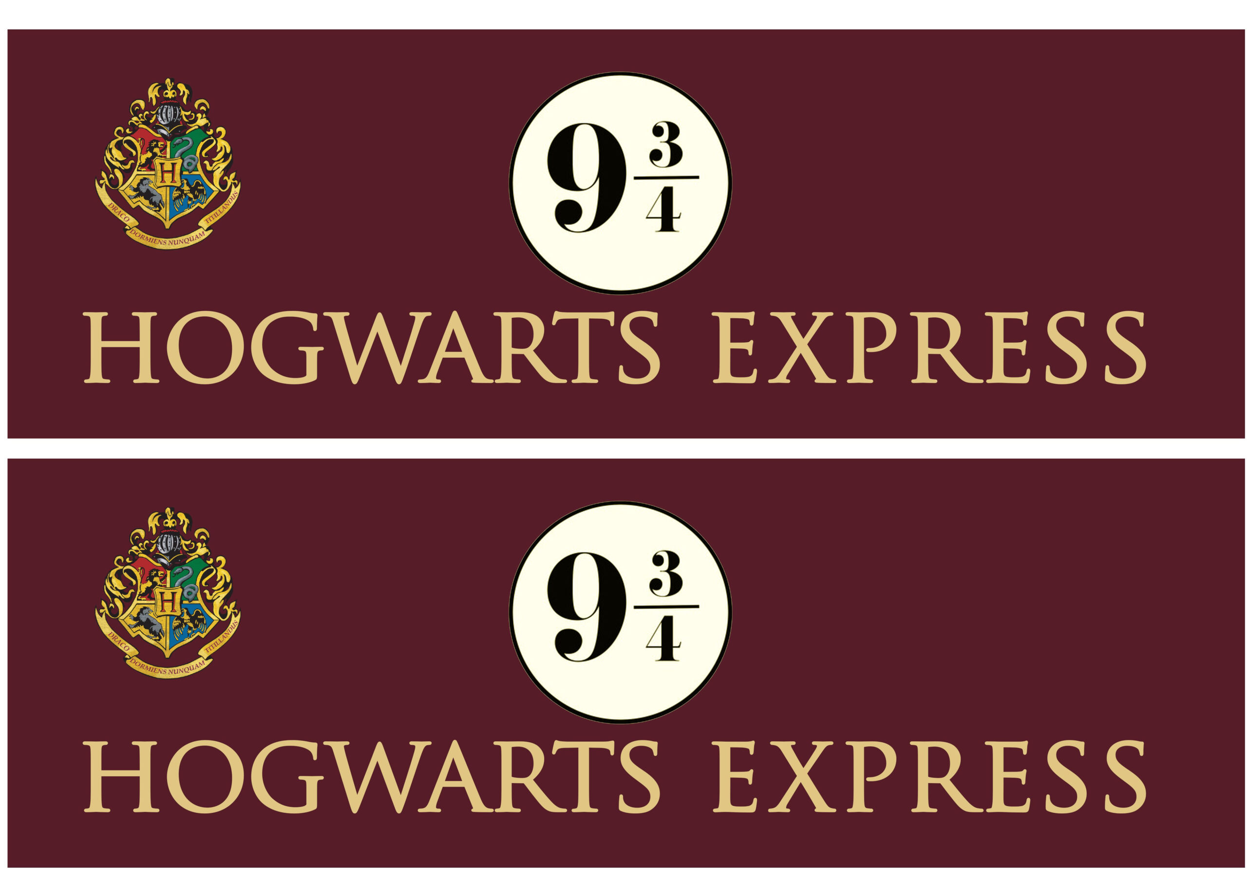 Hogwarts Express On Sale Printable intended for Hogwarts Express Printable Sign