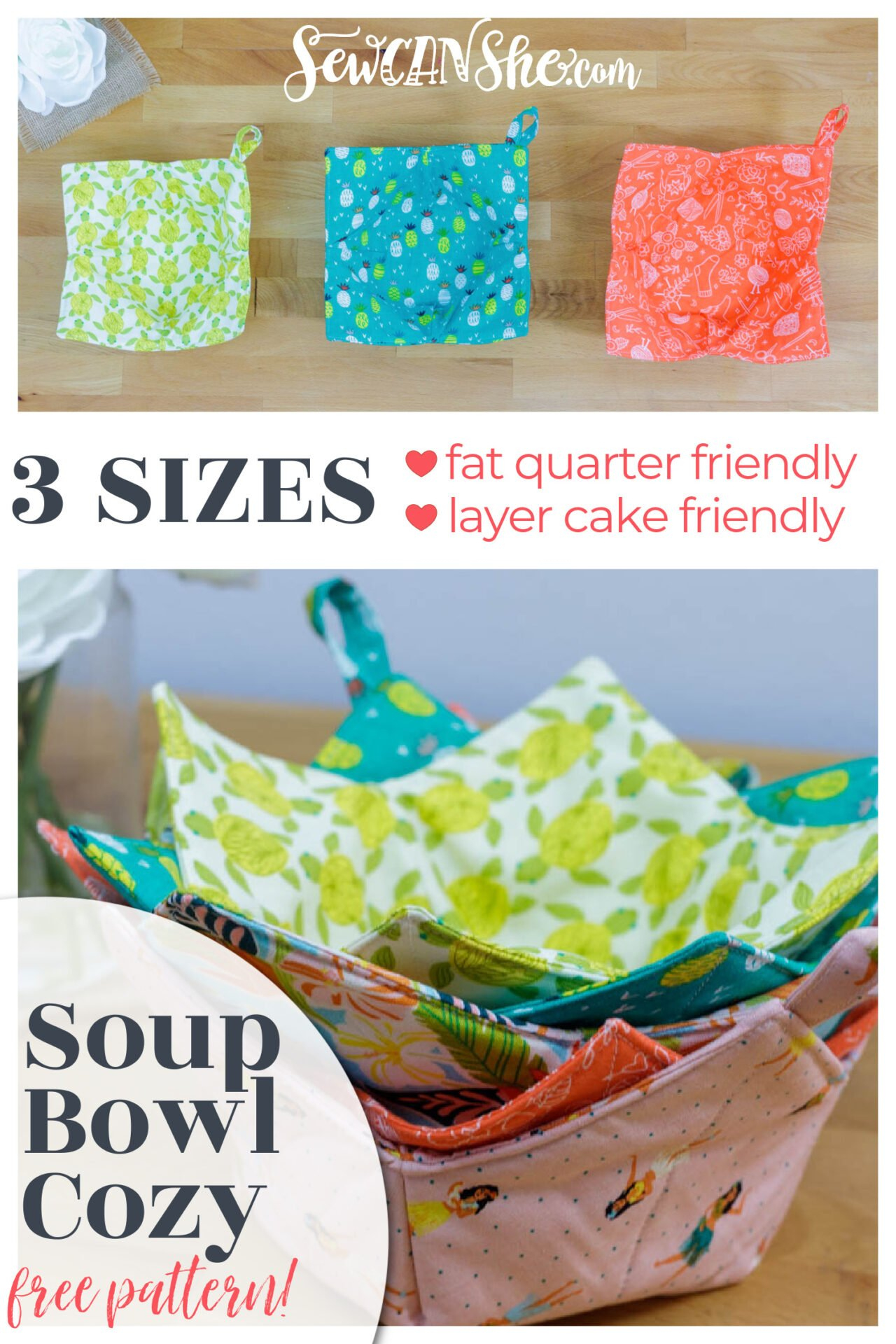 How To Make A Bowl Cozy (Stepstep Free Pattern With 3 Sizes) in Free Printable Microwave Plate Cozy Pattern