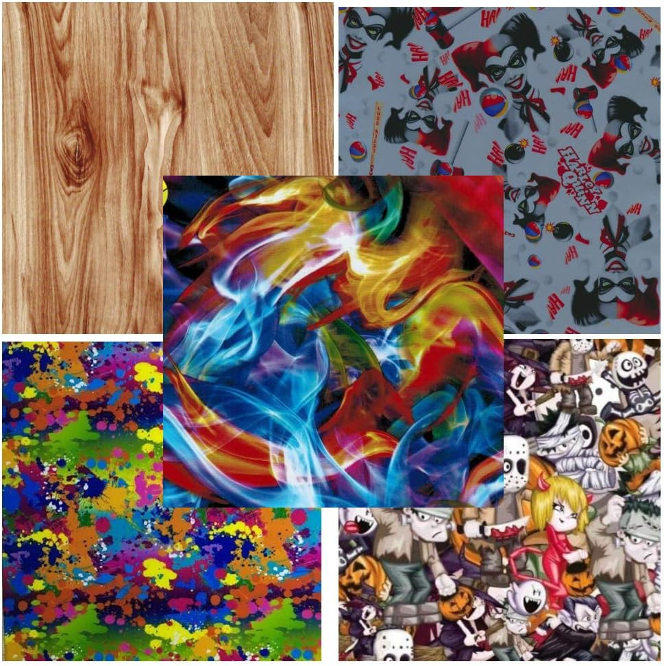 Hydro Dip Film - Water Transfer Printing - 5 Pack 19 Egypt | Ubuy inside Printable Hydro Dip Film