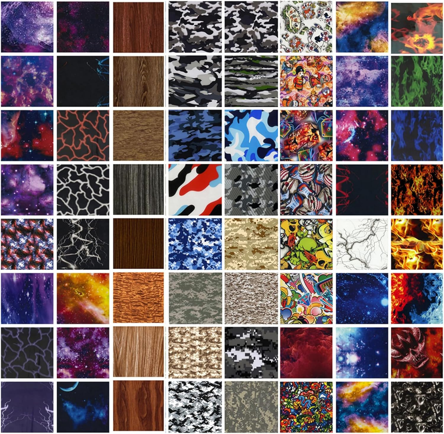 Hydrographics Film Water Transfer Printing - 10 Pack Indonesia | Ubuy inside Printable Hydro Dip Film