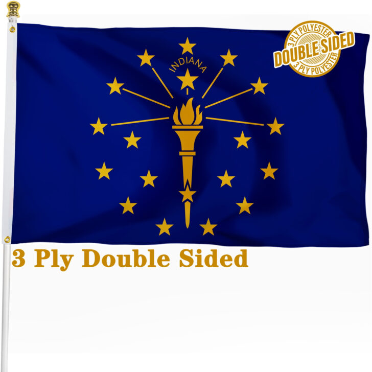Indiana State Flag Printable