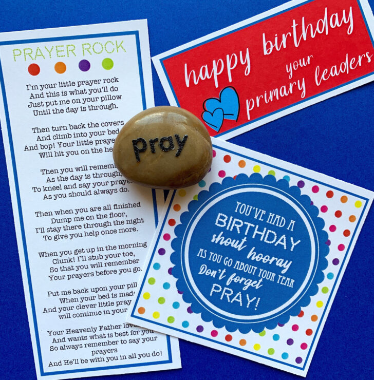Prayer Rock Poem Printable