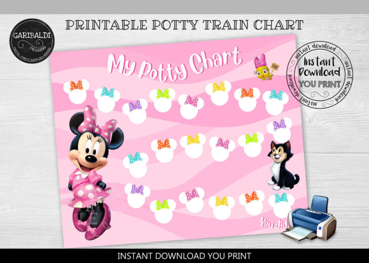 Free Printable Minnie Mouse Potty Chart