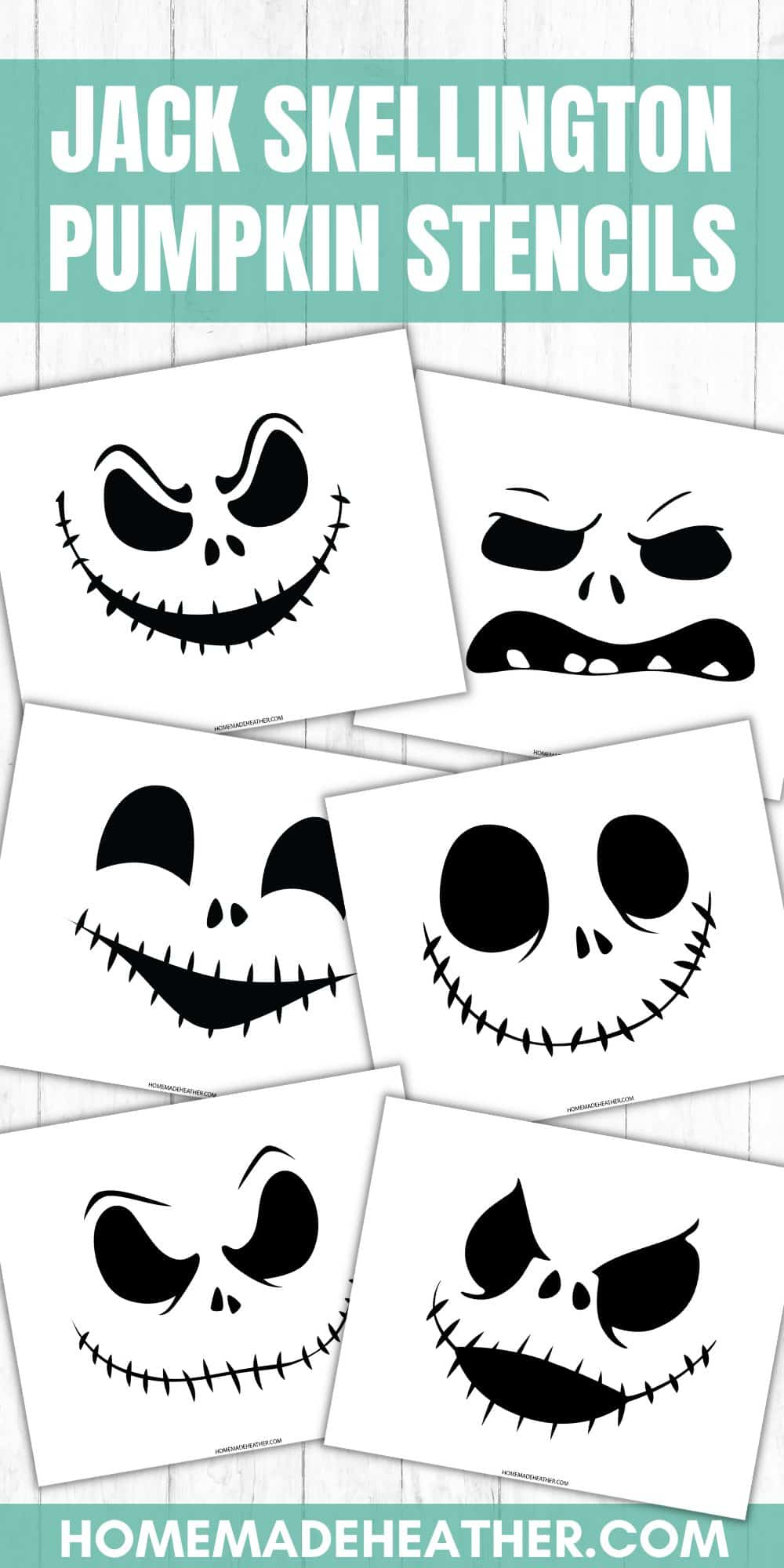 Jack Skellington Pumpkin Carving Stencils » Homemade Heather intended for Printable Template Jack Skellington Face