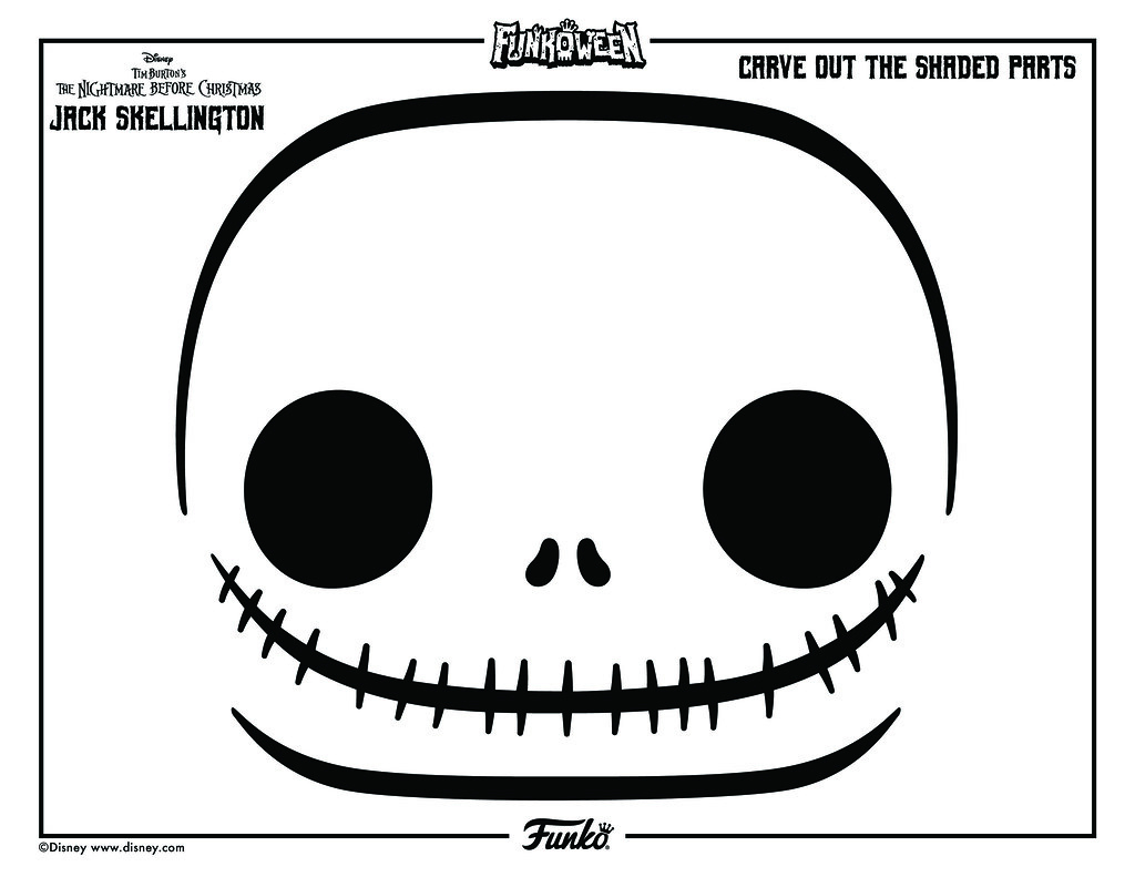 Jack Skellington Pumpkin Template | Originalfunko | Flickr intended for Free Printable Jack Skellington Pumpkin Stencil