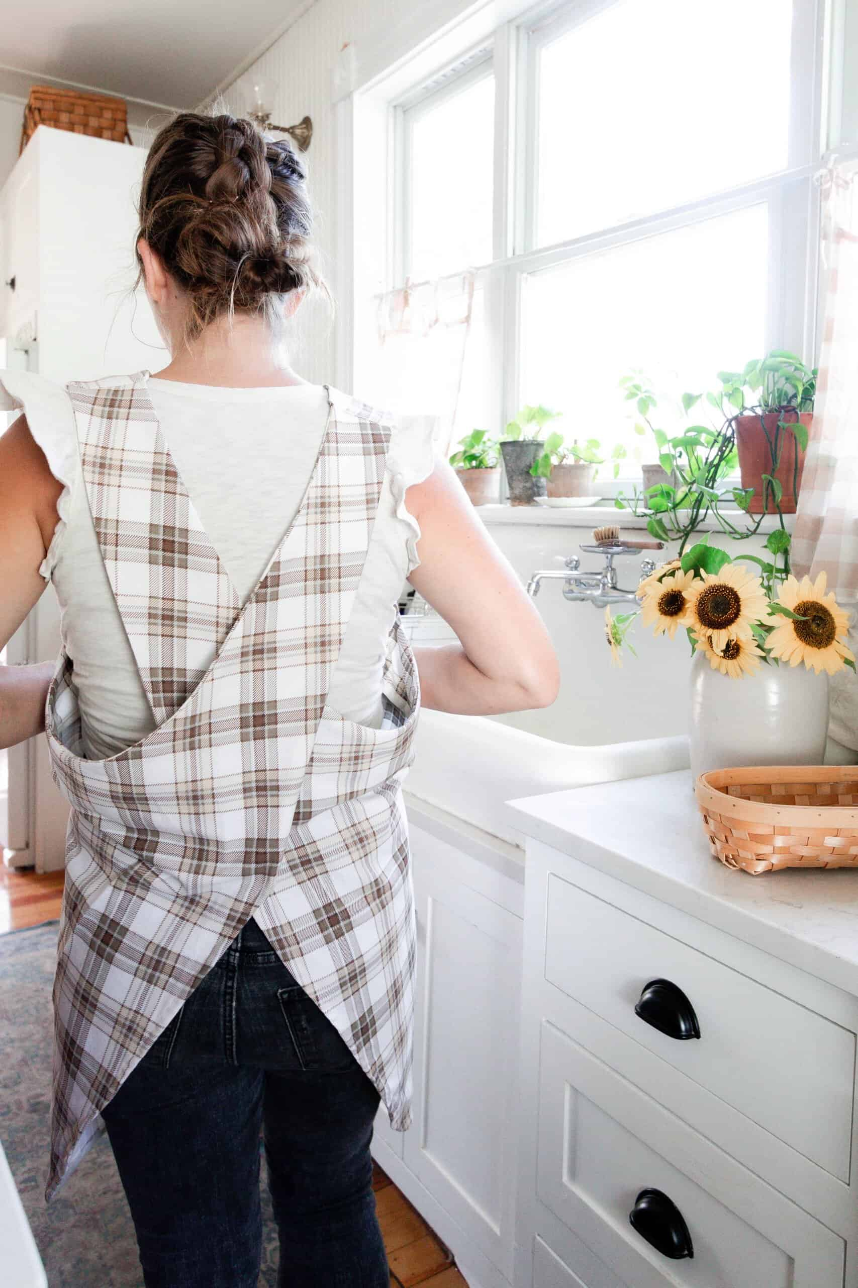 Japanese Apron Tutorial With Free Pdf Pattern - Farmhouse On Boone throughout Free Printable Japanese Apron Pattern