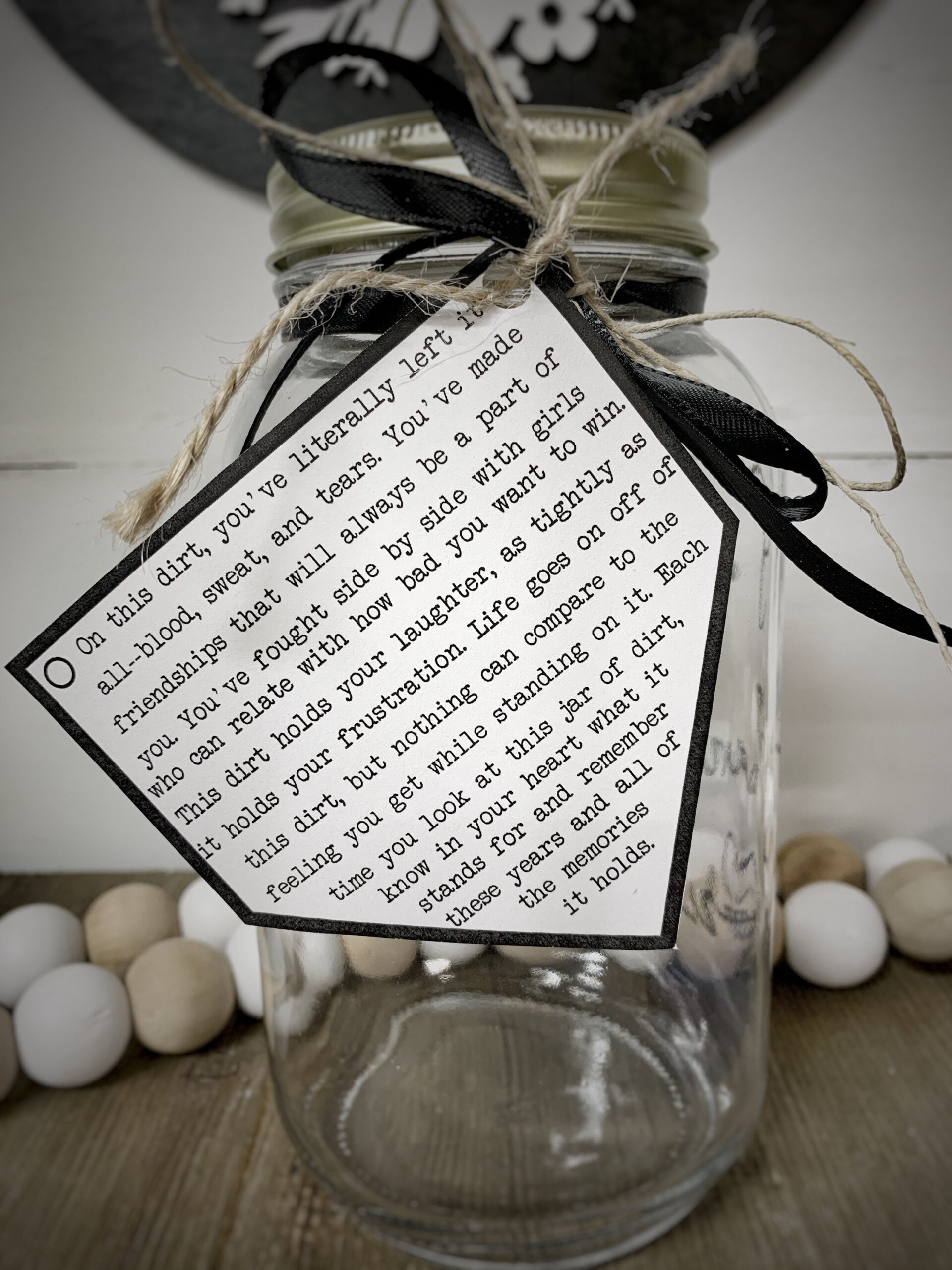 Jar Of Dirt Softball Girls Team Printable Instant Download Digital regarding Softball Dirt Poem Printable