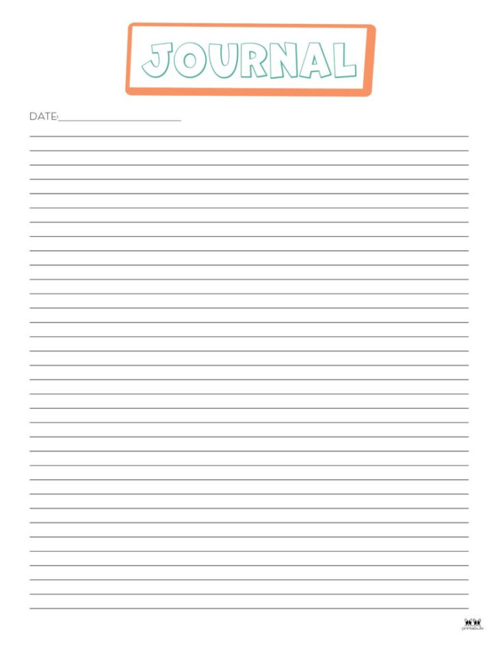 Free Printable Journal Pages For Students