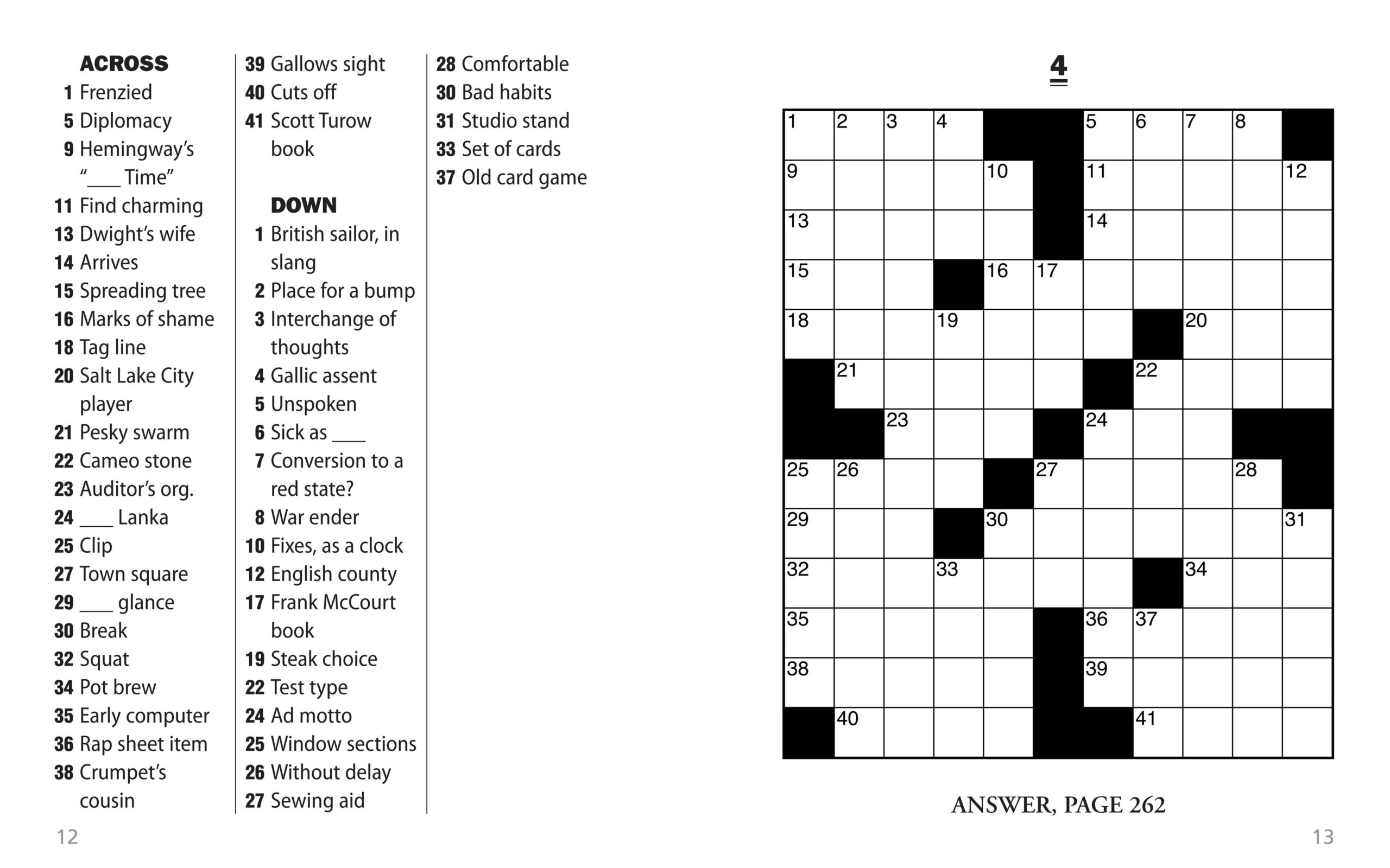 Jumbo Print Easy Crosswords #5Thomas Joseph: 9781454917953 within Printable Thomas Joseph Crossword Puzzles