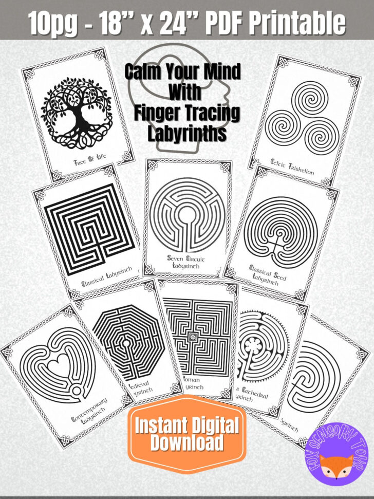 Free Printable Finger Labyrinth
