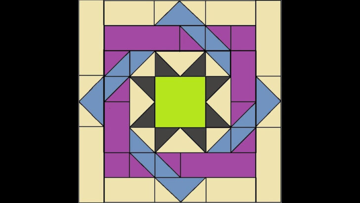 Printable Free Labyrinth Quilt Pattern