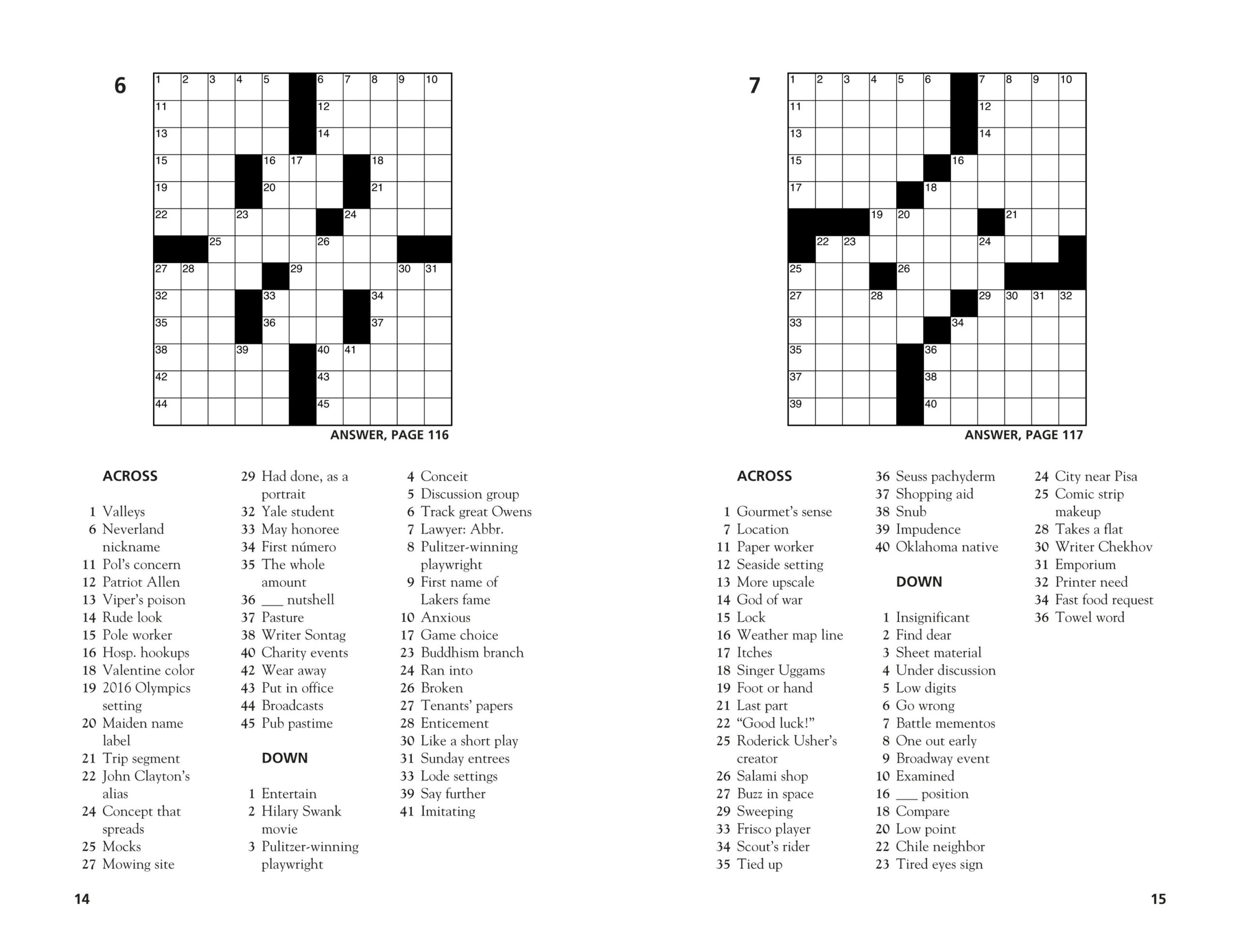 Large Print Crosswords #1: Joseph, Thomas: 9781402707667: Amazon inside Printable Thomas Joseph Crossword Puzzles