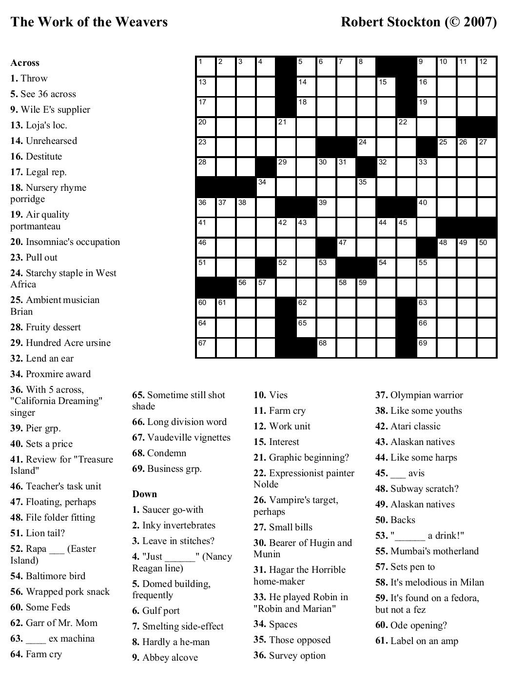 Large Print Crosswords #1: Joseph, Thomas: 9781402707667: Amazon with regard to Thomas Joseph Printable Crossword Puzzles