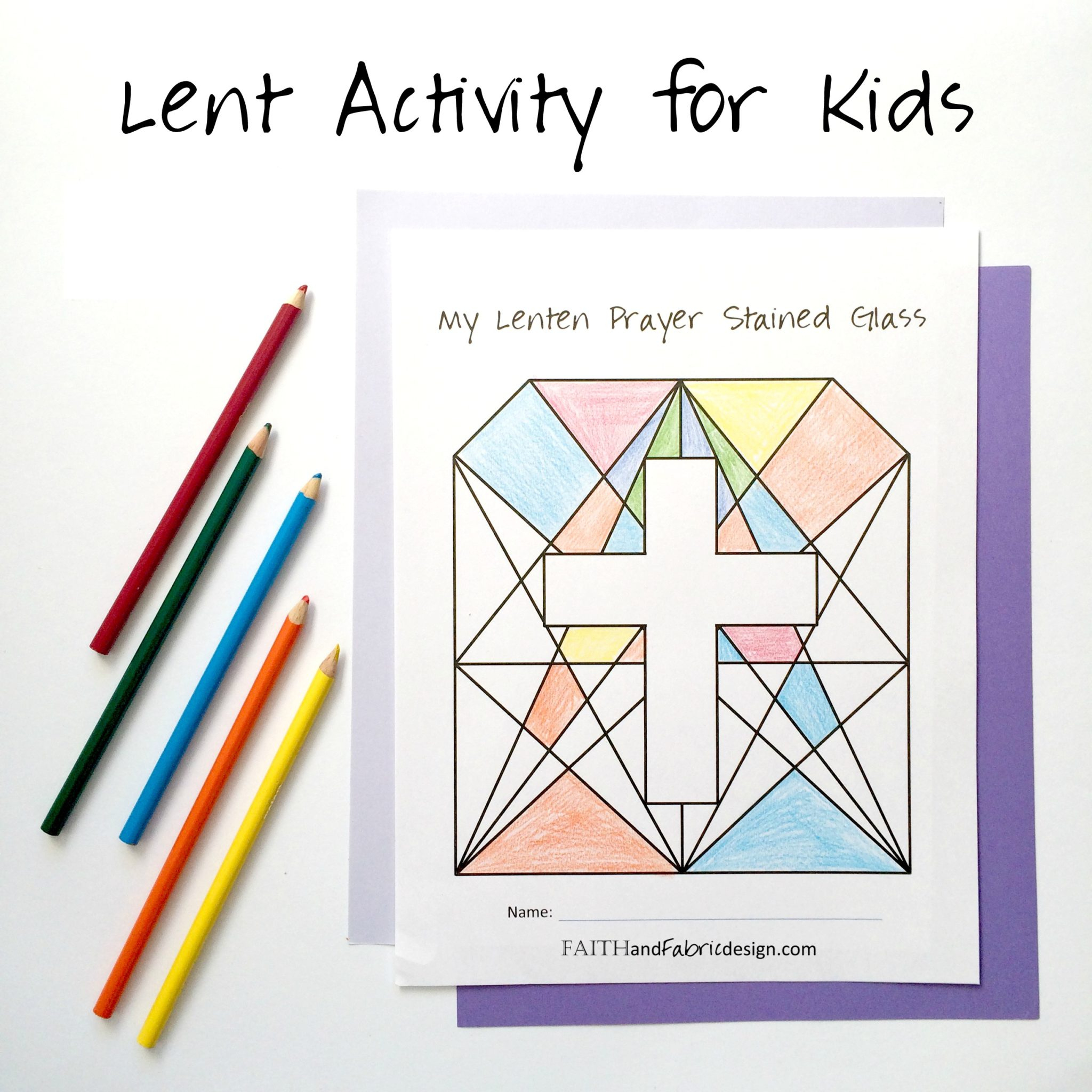 Lent Activity For Kids within Free Printable Lenten Activities