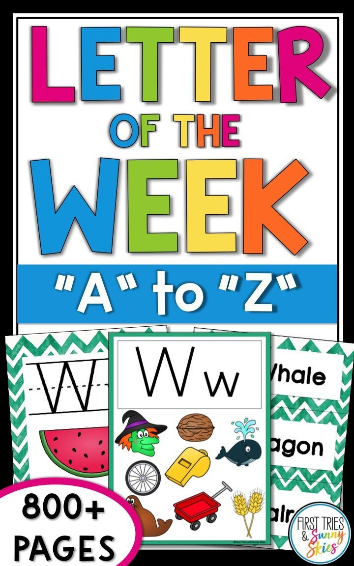 Letter Of The Week Alphabet Worksheets A-Z | Literacy Center inside Letter of the Week Printable