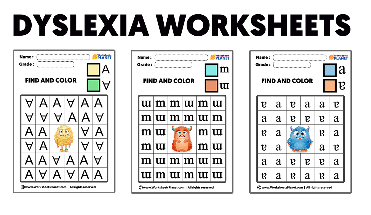 Letter Reversal Worksheets | Dyslexia Worksheets intended for Free Printable Dyslexia Games