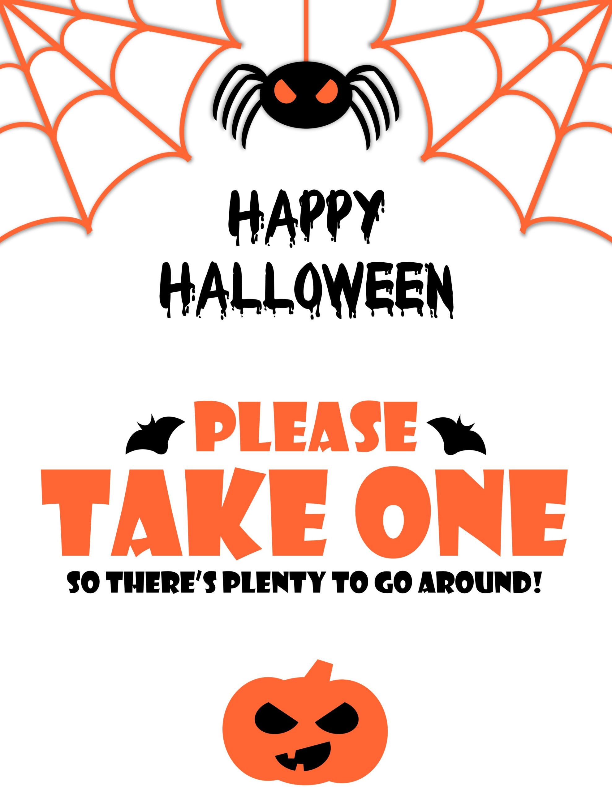 Life Worth The Living Blog regarding Free Printable Halloween Candy Sign