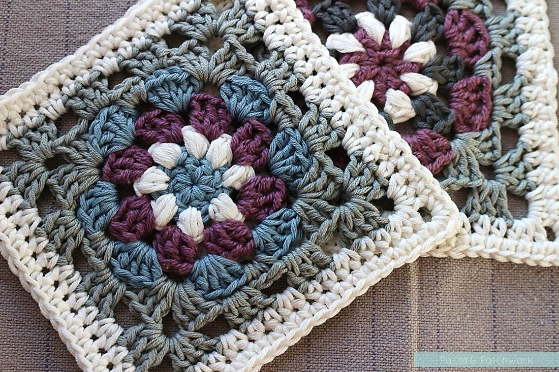 Lily Pad&amp;quot; Granny Square - Free Crochet Pattern &amp;amp; Tutorial inside Free Printable Crochet Granny Square Patterns