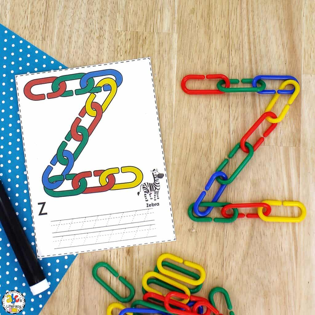 Link Capital Letter Mats regarding Free Letter Links Printables