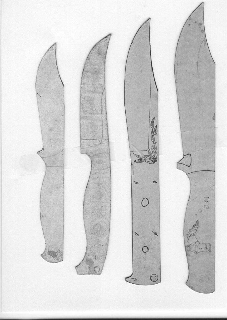 Free Printable Knife Templates