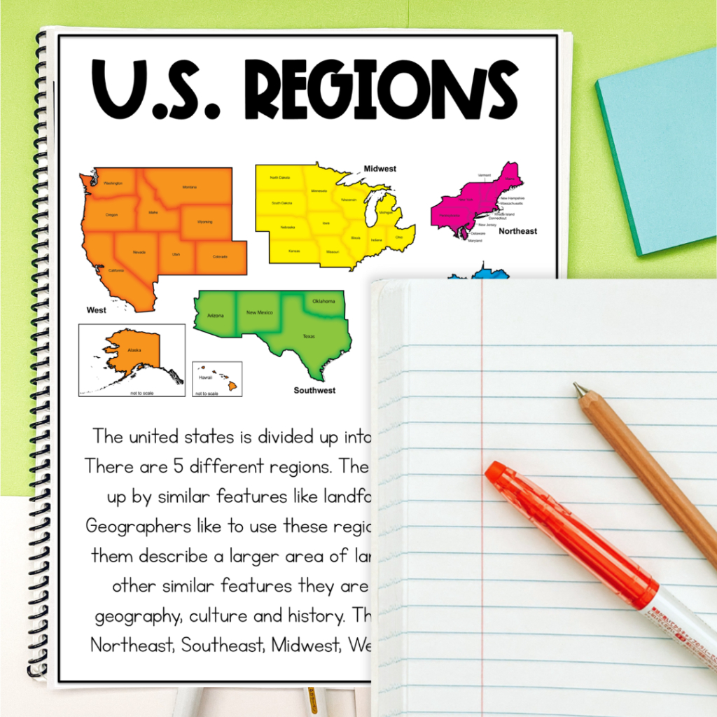 Low-Prep 5 Regions Of The United States: Activities - Priceless pertaining to Printable 5 Regions Of The United States Worksheets