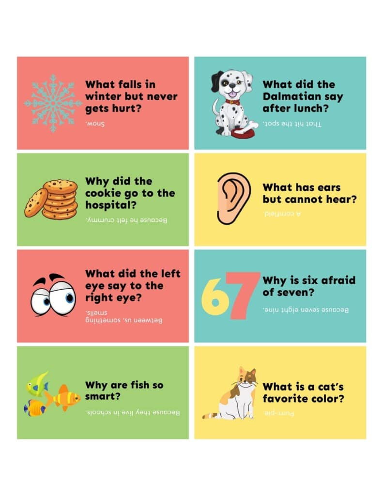 Lunch Box Jokes Printable - Free! - Kids Activity Zone within Lunch Box Jokes Free Printable