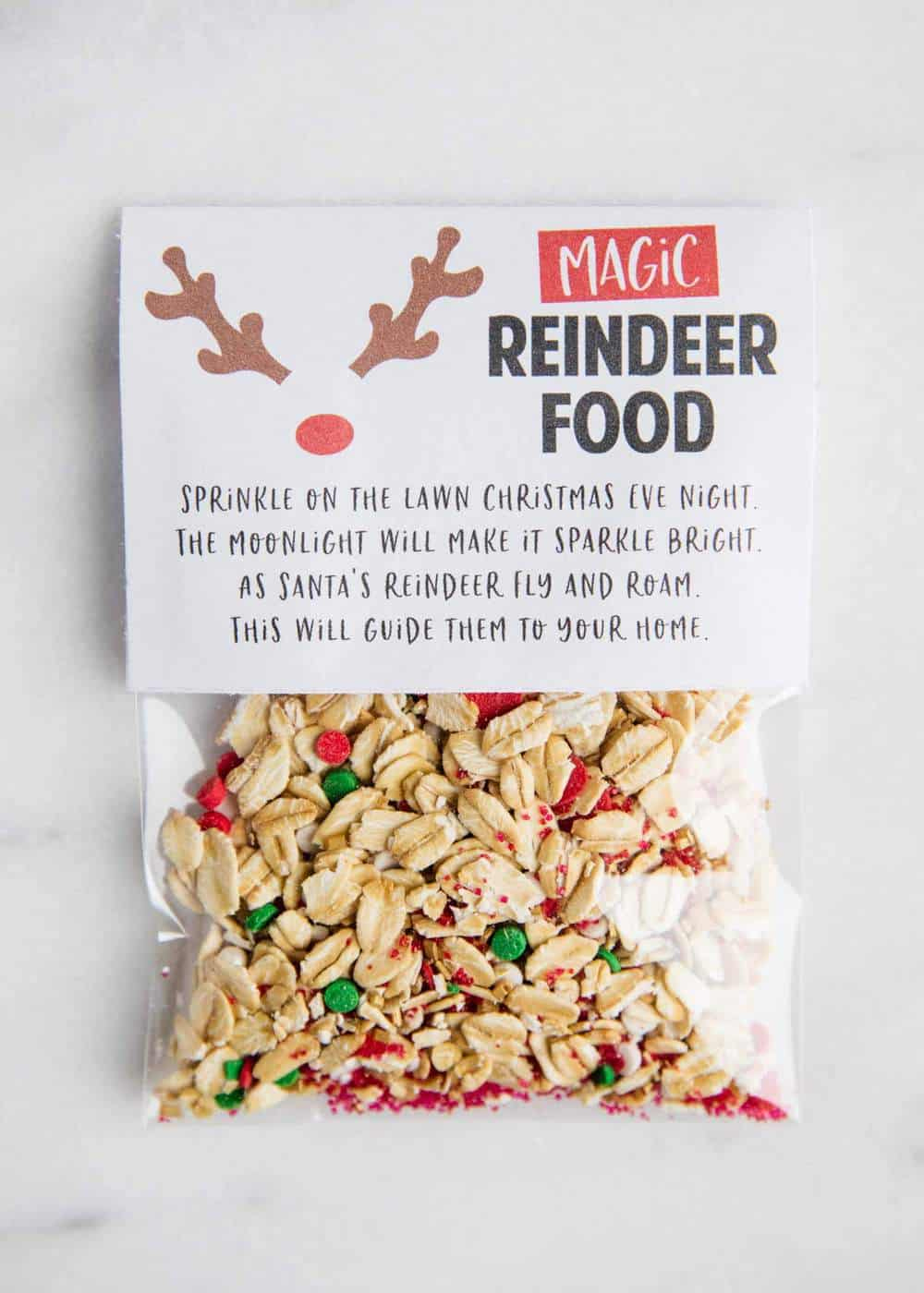 Magic Reindeer Food (+ Free Poem Printable!) - I Heart Naptime throughout Reindeer Food Free Printable