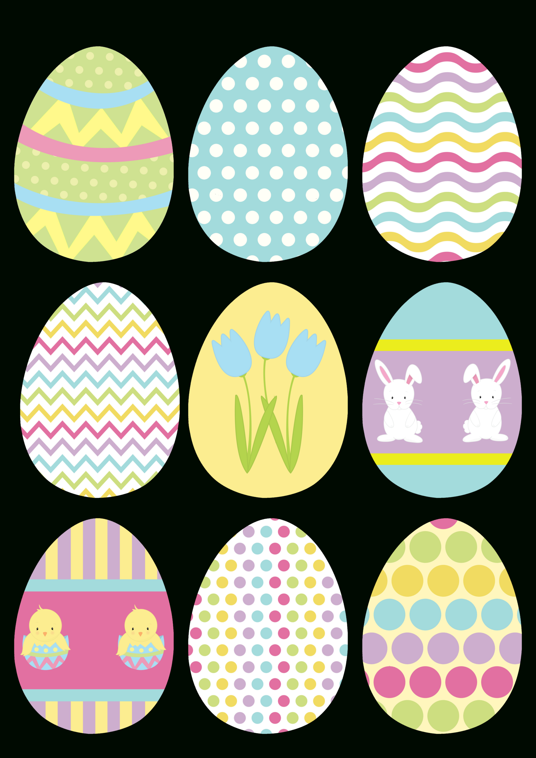 Make Your Own Hanging Easter Egg Decorations - Free Printable with regard to Free Printable Easter Decor
