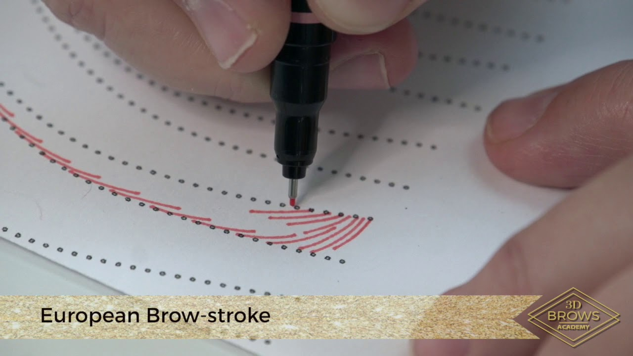 Master Microblading Hair Patterns With 3D Brows Academy with Free Printable Microblading Practice Sheets