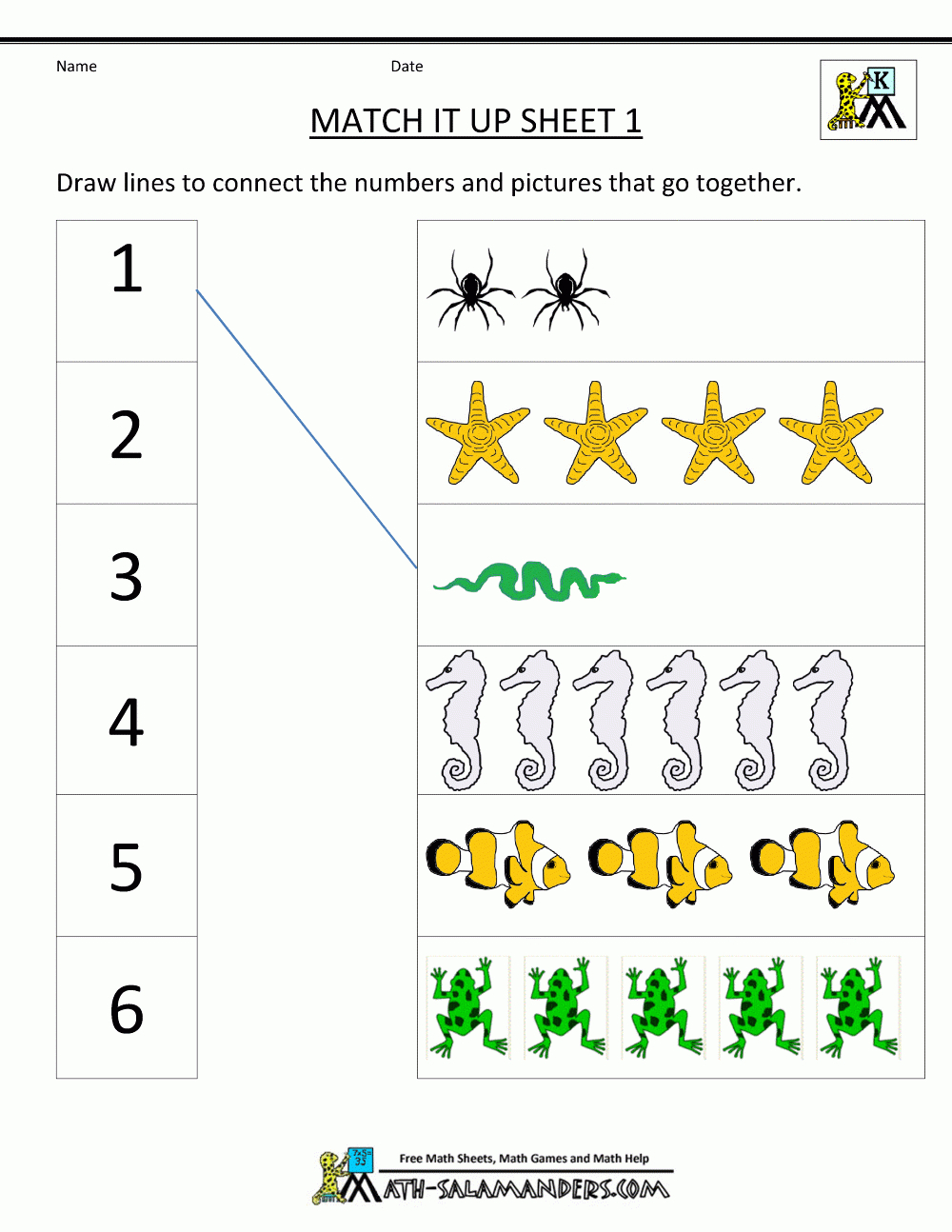 Math Worksheets Kindergarten with regard to Printable Kindergarten Math Worksheets