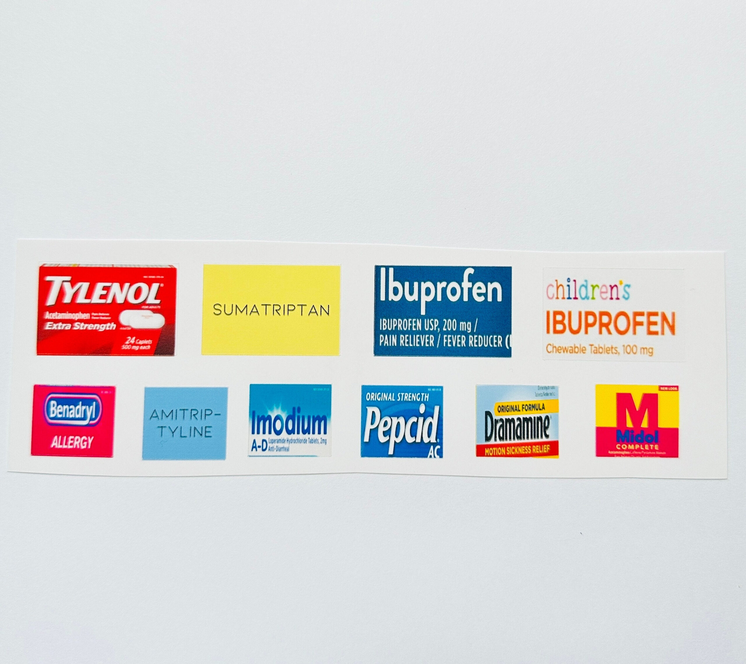 Medication Stickers For Your Pocket Pharmacy (No Pill Case Will Be Shipped To You) Pharmacy Tech Day Gift, Medicine Stickers, Travel Pills in Pocket Pharmacy Labels Free Printable