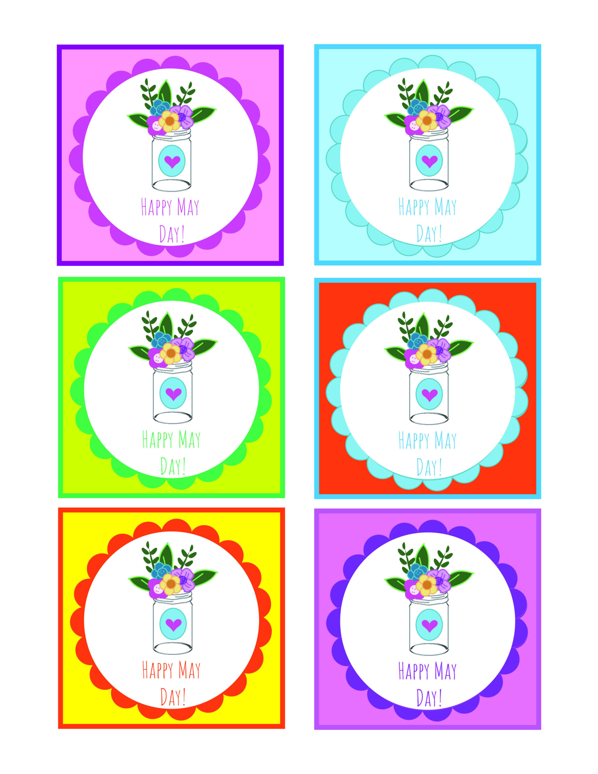 Mini-Apple Pie Baskets pertaining to Free Printable May Day Tags