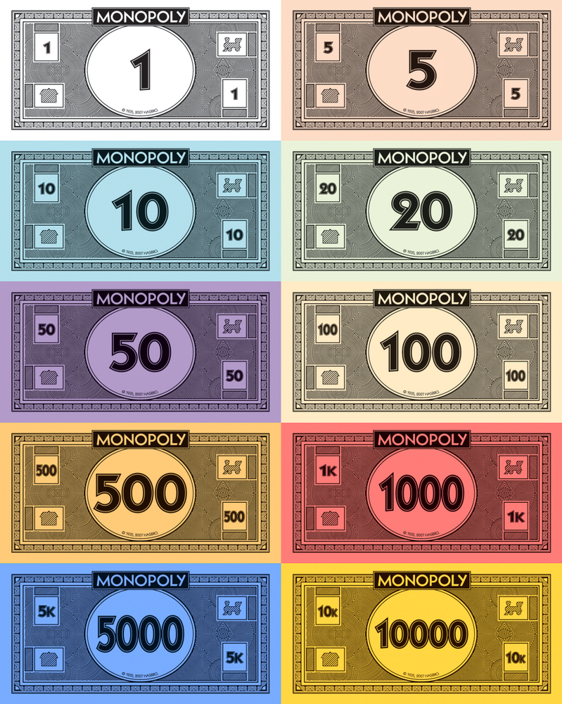 Monopoly Money Printable - Worksheets Library throughout Free Printable Monopoly Money Printable