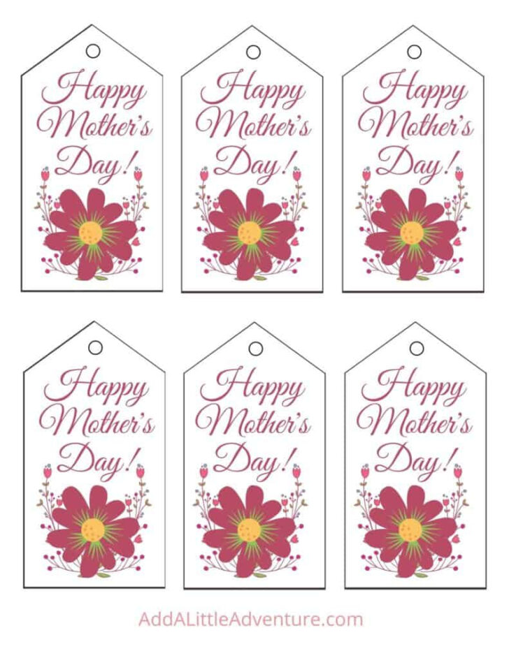 Mothers Day Gift Tags Free Printable