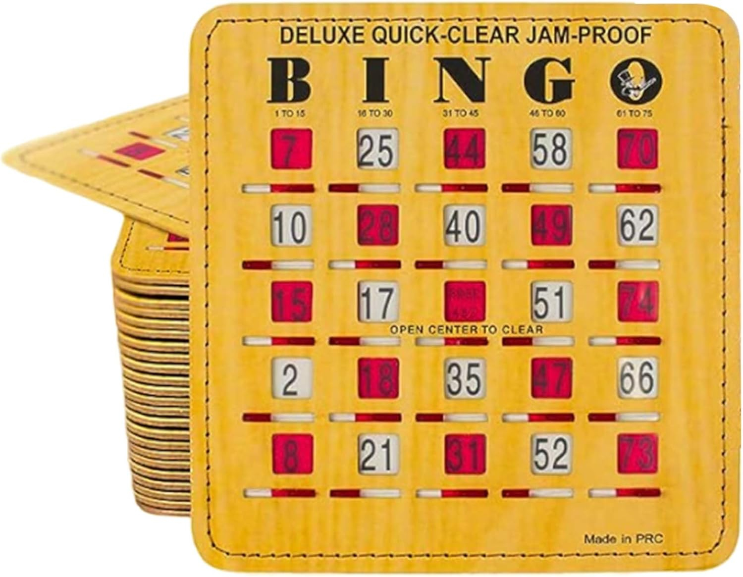 Mr Chips Deluxe Fingertip Slide Bingo Cards - 200 Pack With India inside Bingo Card With Sliders