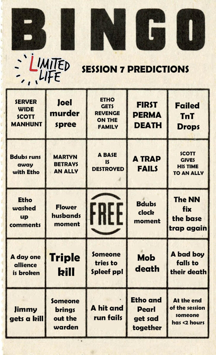 Op Live Bingo Card Generator
