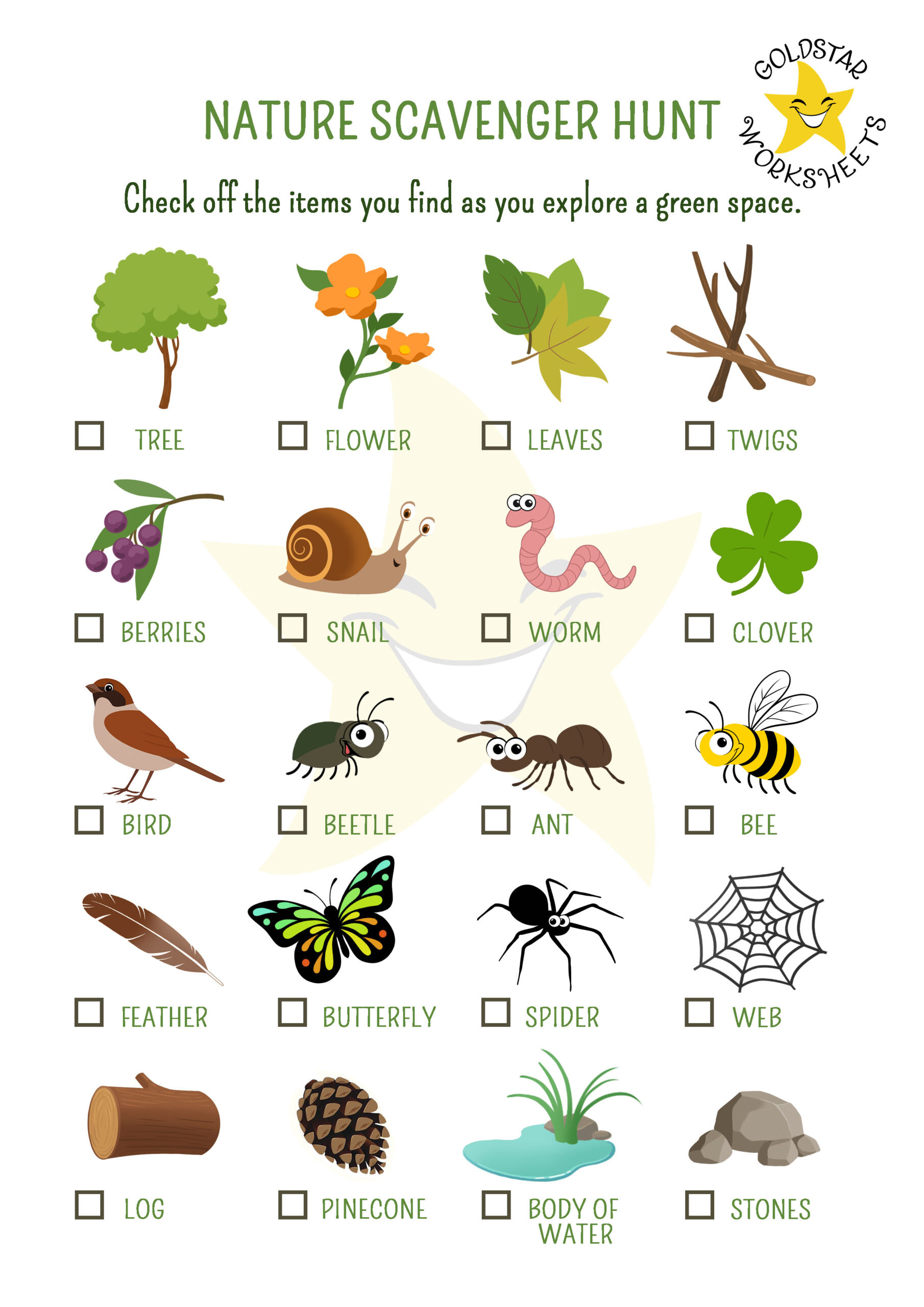 Nature Scavenger Hunt Pdf: Explore, Learn, And Discover! intended for Nature Scavenger Hunt Printable Free