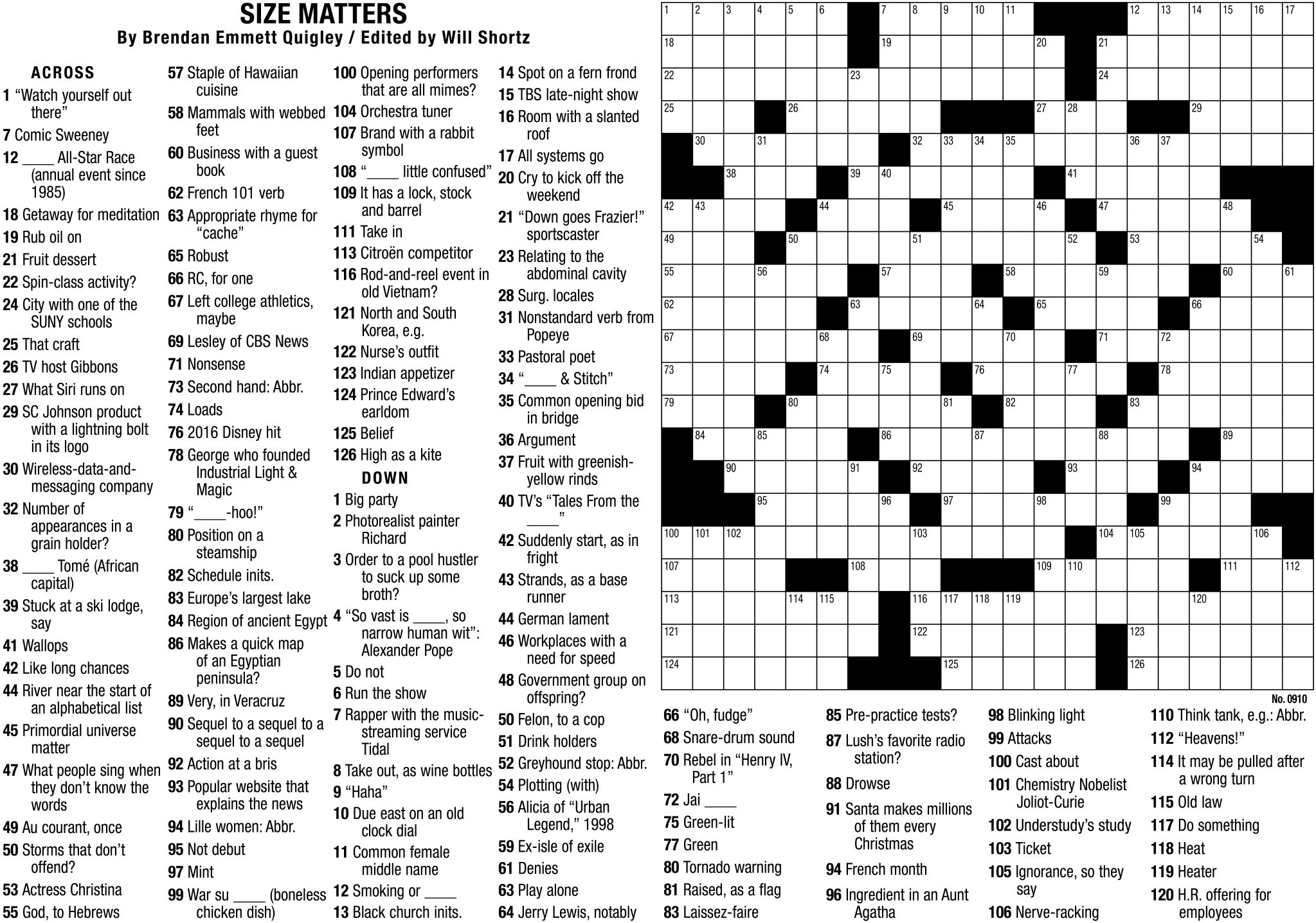 New York Times Crossword Puzzle for Printable Nyt Crossword